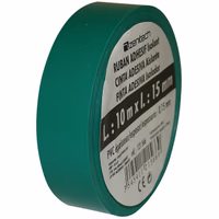ROULEAU ADHESIF 15mm X 10M VERT