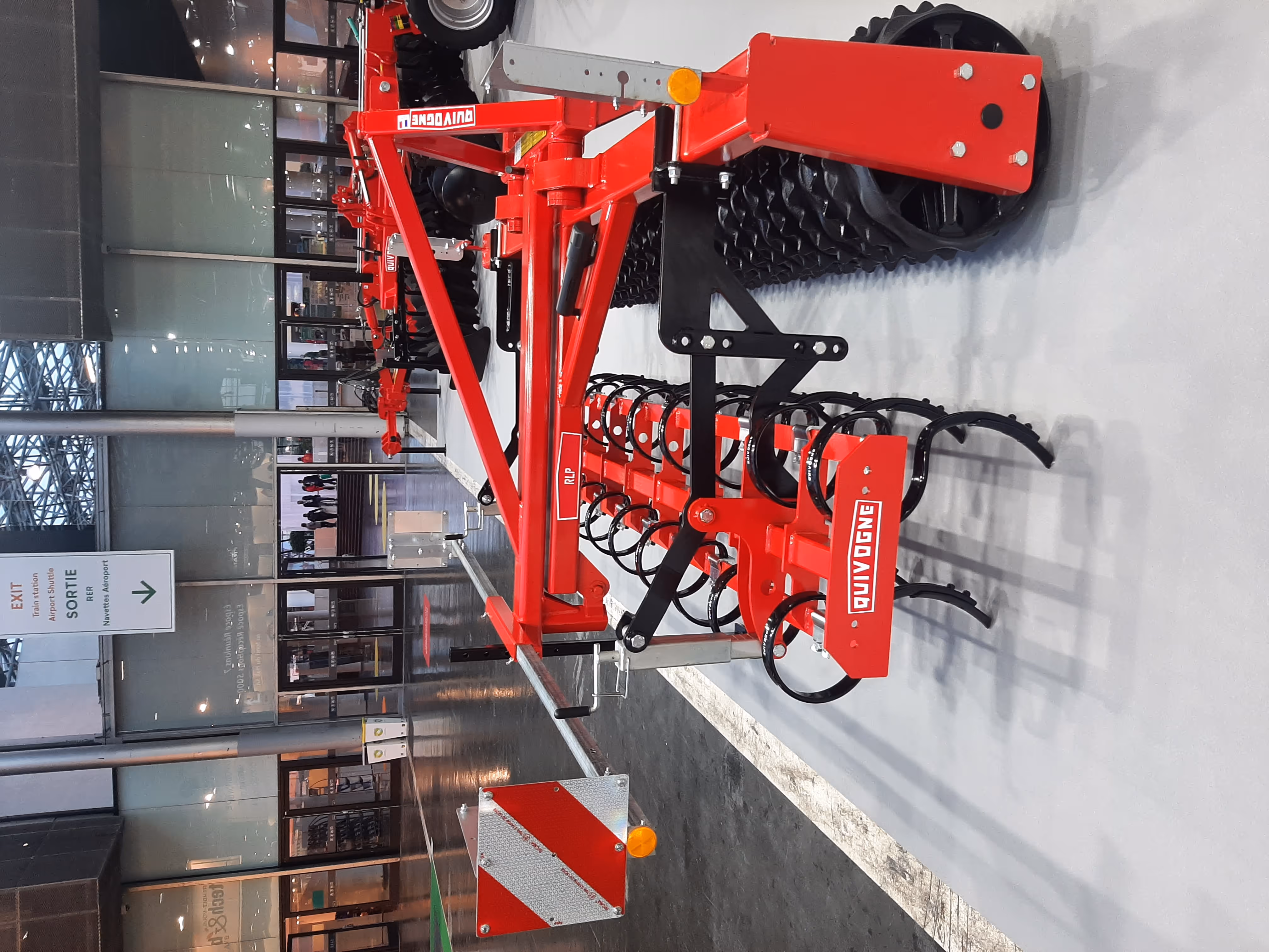 Rouleau porté poussé avec dents RLP 300 Quivogne