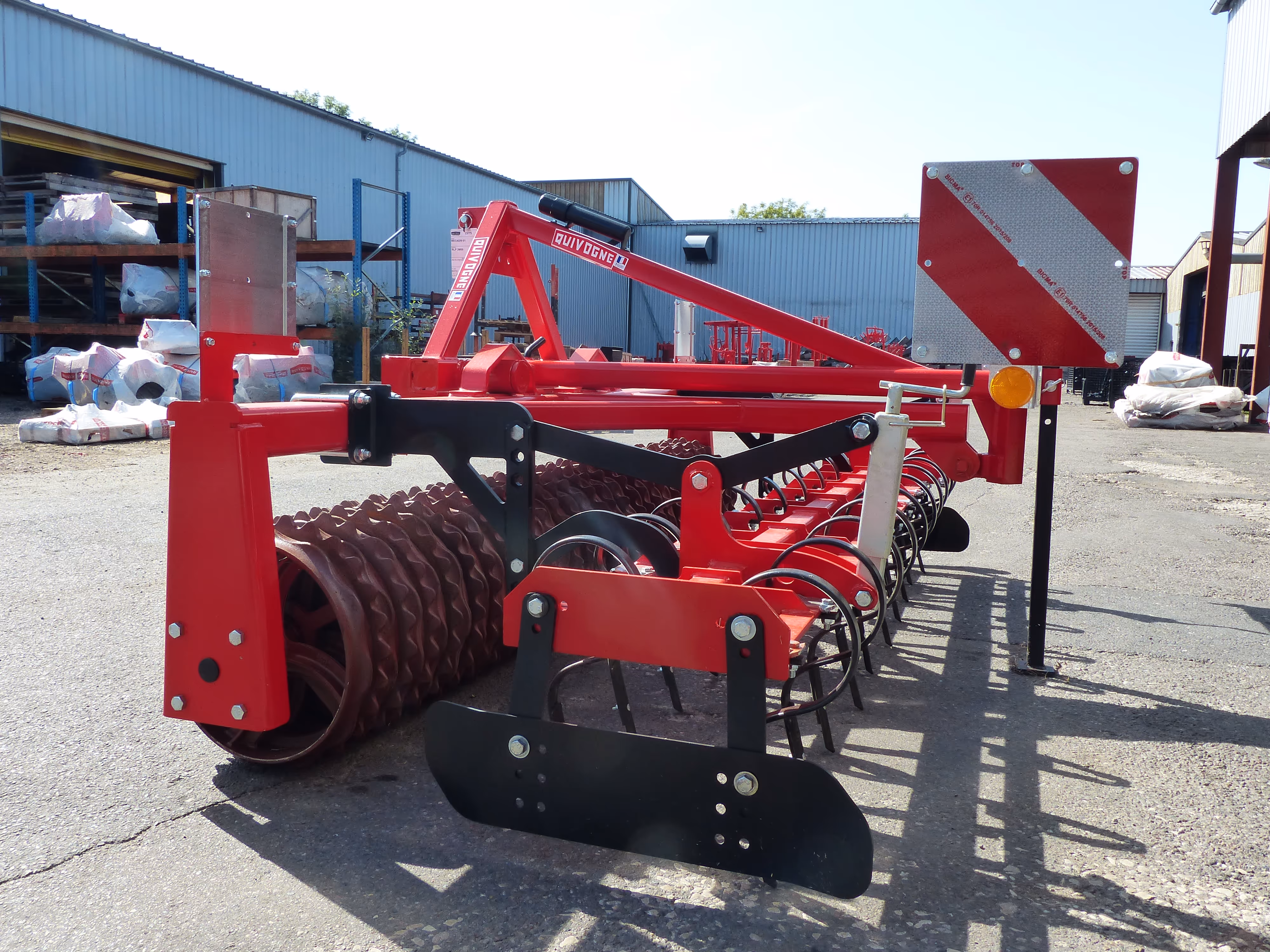 Rouleau porté poussé avec dents RLP 300 Quivogne