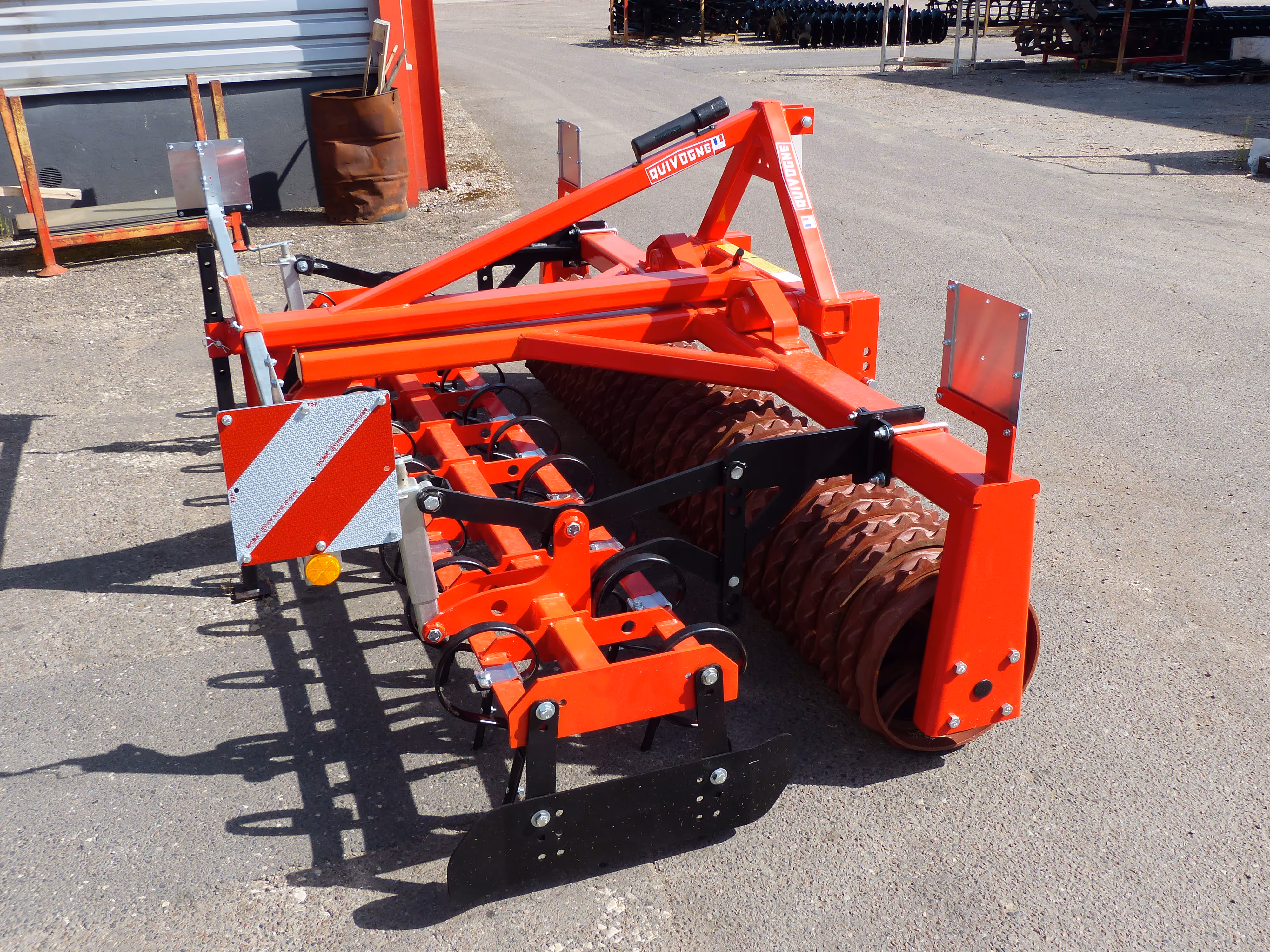 Rouleau porté poussé avec dents RLP 300 Quivogne