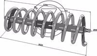 Rouleau spire 2700 Gauche Adaptable