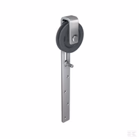 Rouleaux de portail, avec support, 160 mm