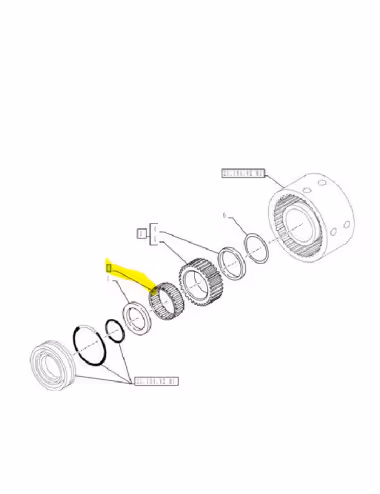 Roulement 81878950 - New Holland