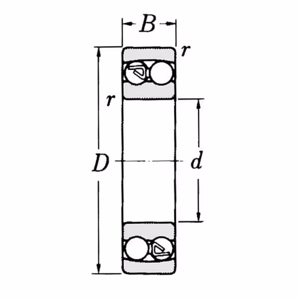 Roulement à rotule 22208 SKF