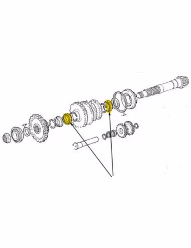 Roulement A Rouleau 5128944 - New Holland