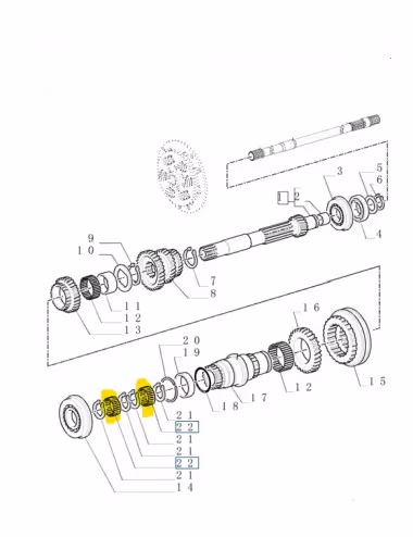 Roulement A Rouleau 5149932 - New Holland