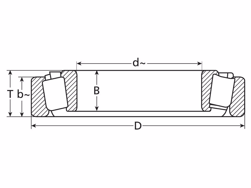 Roulement à Rouleaux Coniques Sparex (JW4549/JW4510) - adaptable sur tracteurs Case IH, New Holland, Steyr - ref X1139855