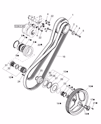 Roulement pour moissonneuse 87332634 - Case IH