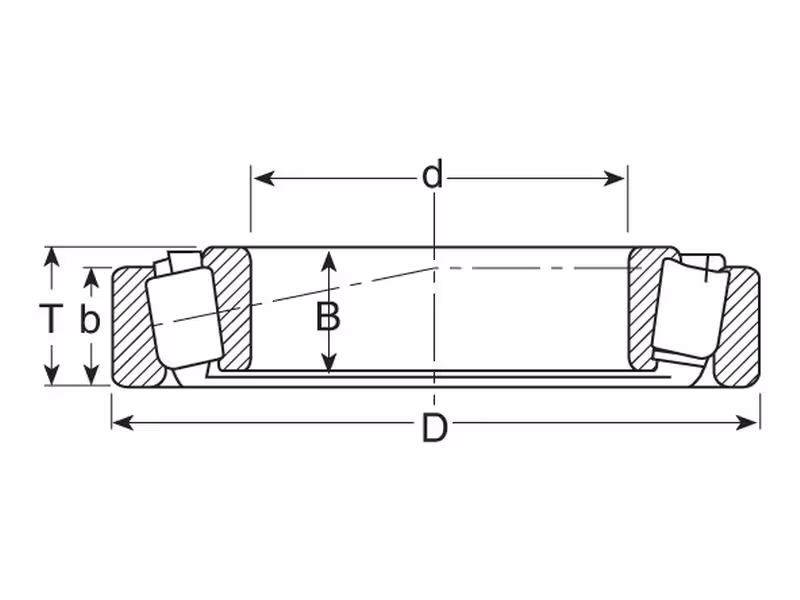 Roulement de moyeu Sparex - adaptable sur tracteurs John-Deere - ref RE272375
