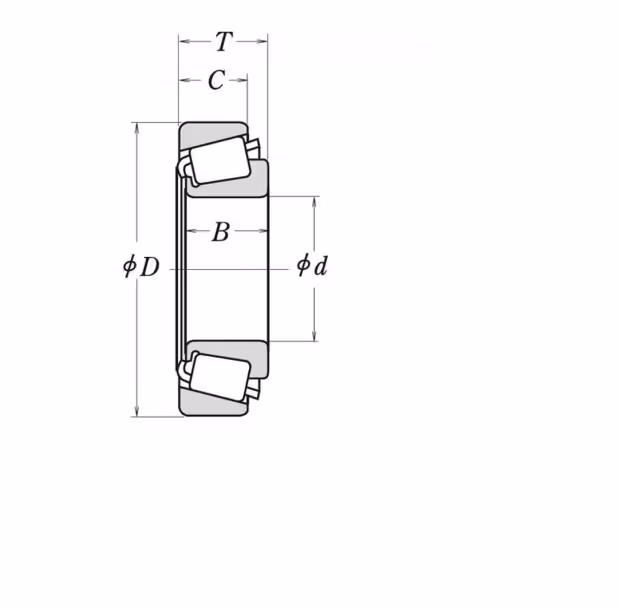 Roulement JM207049/010 55x95x29