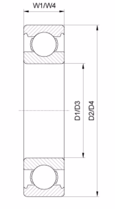 ROULEMENT PILOTE 17 x 47 x 14 mm