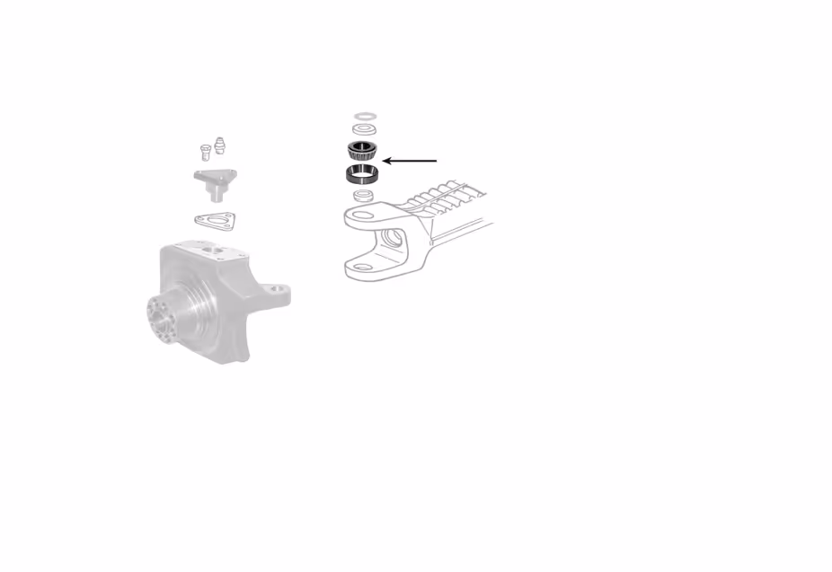Roulement pivot de roue pont ZF 3147242R1 | Case IH
