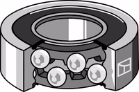 Roulement rainuré à billes