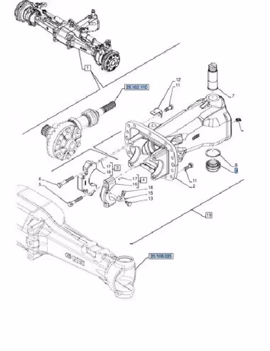 Roulement, Spherique 84604709 - New Holland