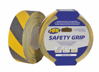 RUBAN ANTI DERAPANT - NOIR/JAUNE 50MMX18M