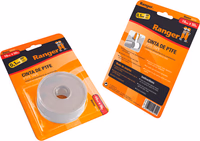 Ruban au ptfe blanc 19mmx30mx0.08mm- en blister