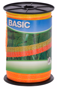 Ruban Basic Classe jaune/orang 10mm 250m 4x0,16 inox