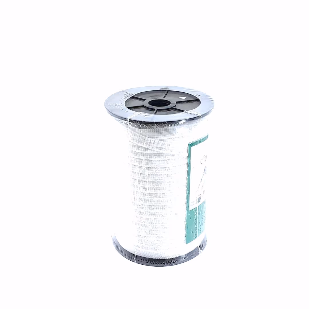 Ruban de clôture blanc 12.5 mm 200m EcoLine