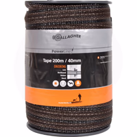 Ruban de cloture PowerL. 40mm 200m Terra