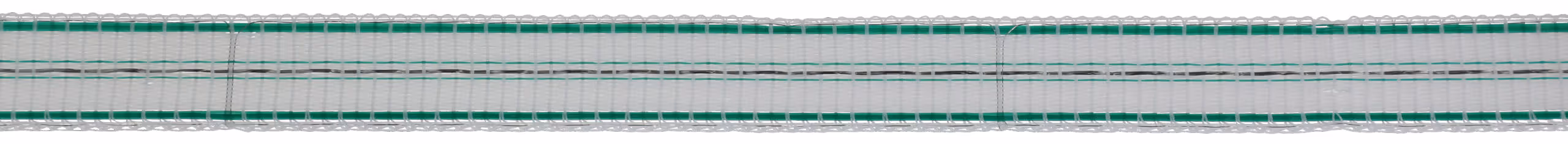 Ruban PremiumLine blanc/vert, 200m, 20mm
