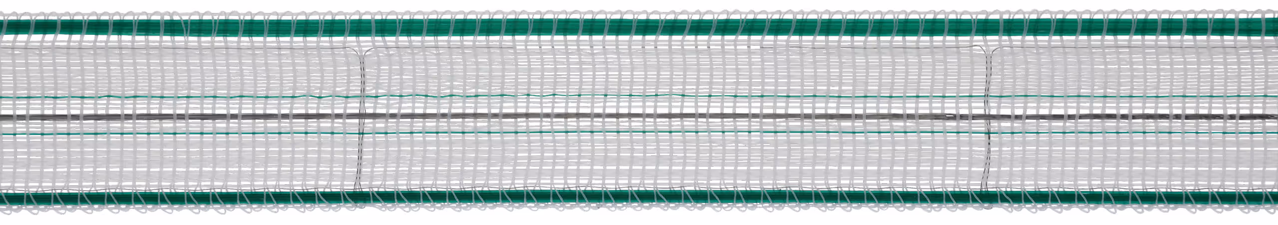 Ruban PremiumLine blanc/vert, 200m, 38mm