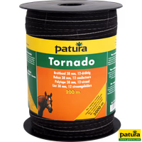 Ruban TORNADO 38 mm, marron, 1 cuivre d= 0,30, 11 inox d= 0,16, rlx de 200 m