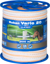 RUBAN VARIO 20MM 200M Bobine Blanc 