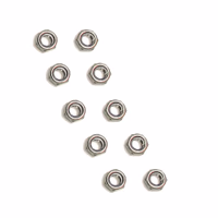 Sac de 10 ecrous frein diamètre 6 inox La buvette