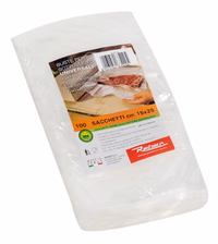 Sac de 100 poches gauffrées 15 x 25 cm pour mise sous vide REBER