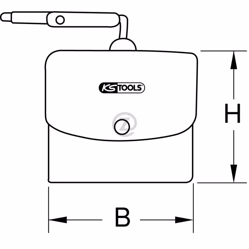 Sac de protection pour gants d'électrici