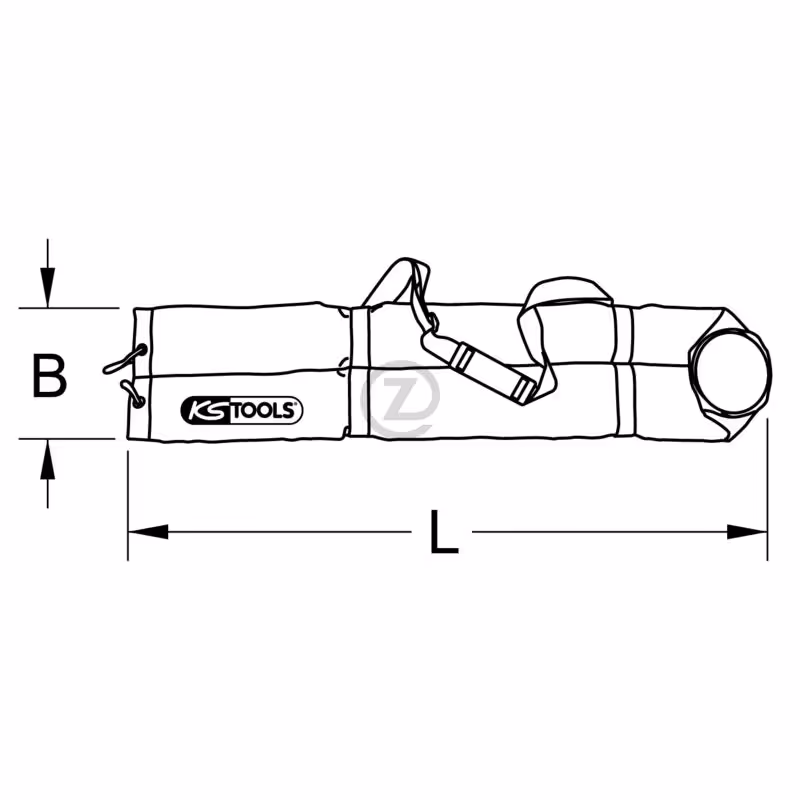 Sac de transport pour tapis isolant