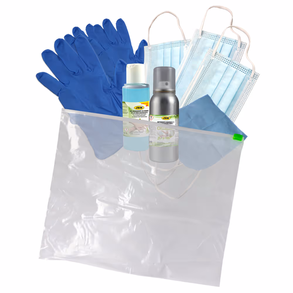 Sac en pvc avec zip 25x30cm