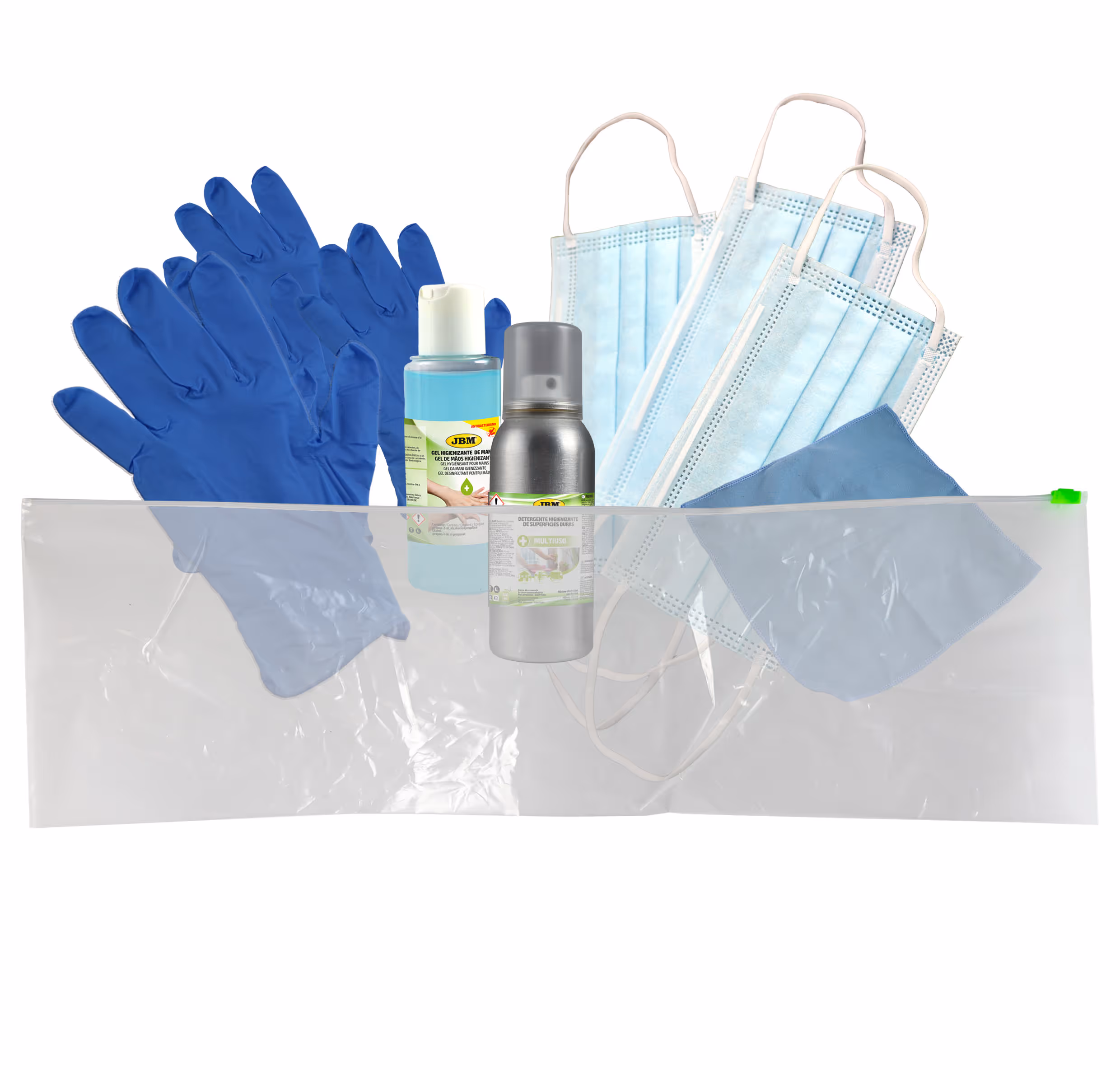 Sac en pvc avec zip 60x18cm