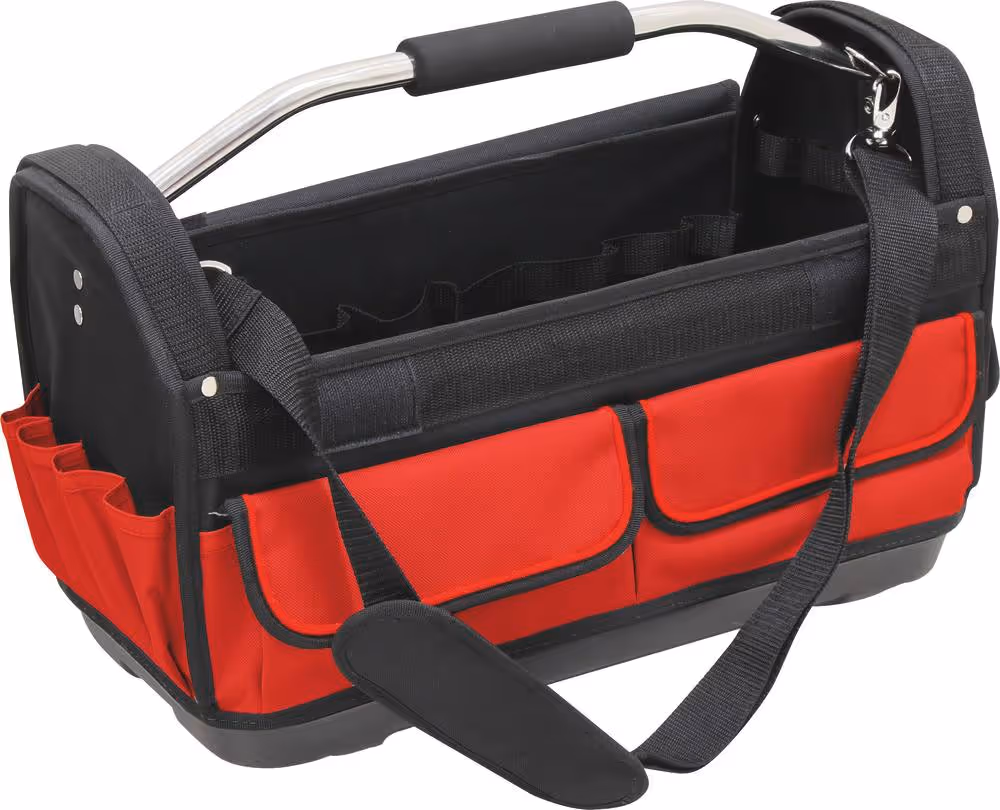 SAC PORTE OUTILS TEXTILE ANSE METALLIQUE