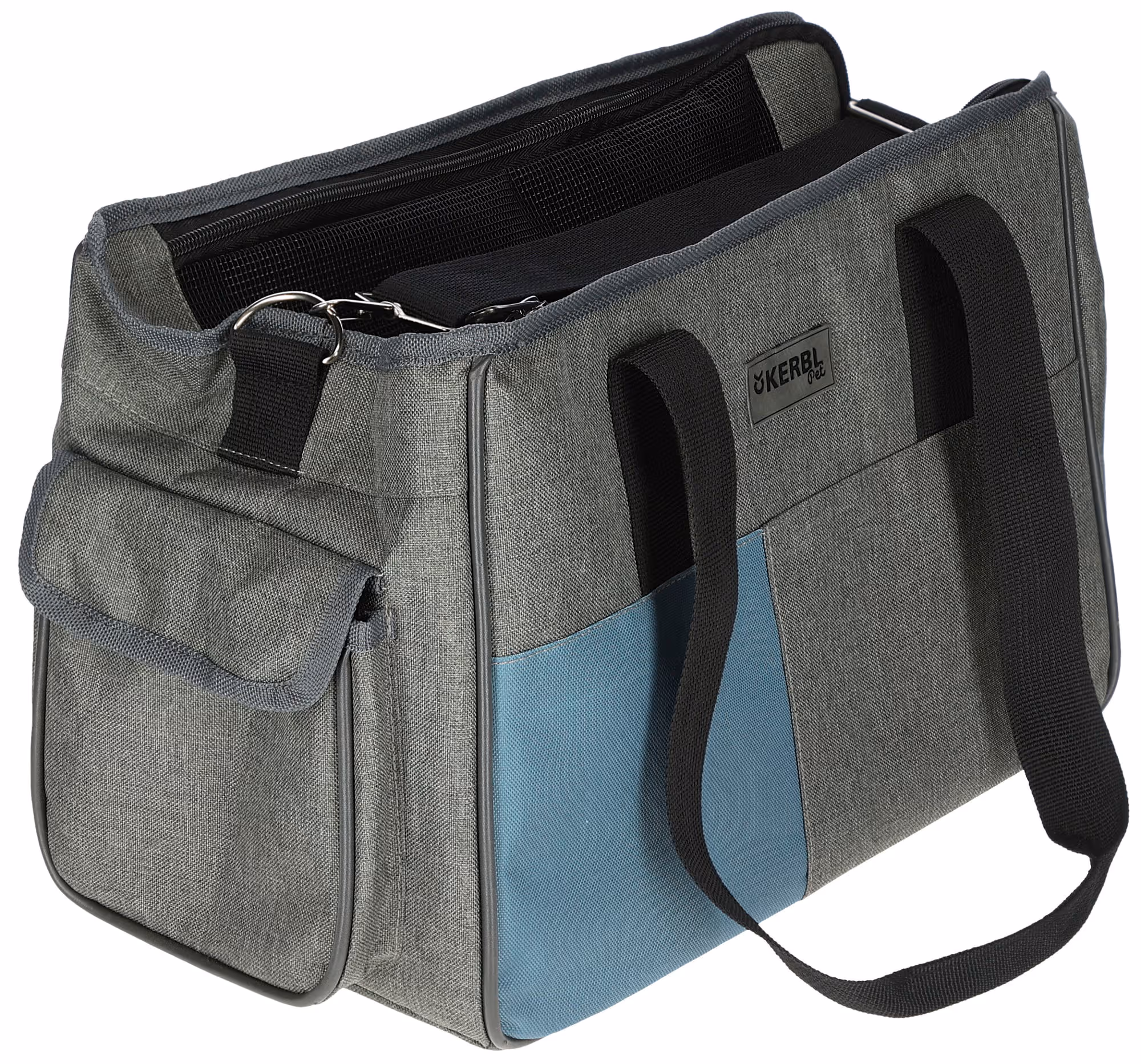 Sac transport Vacation gris/bleu, 44X20X27cm