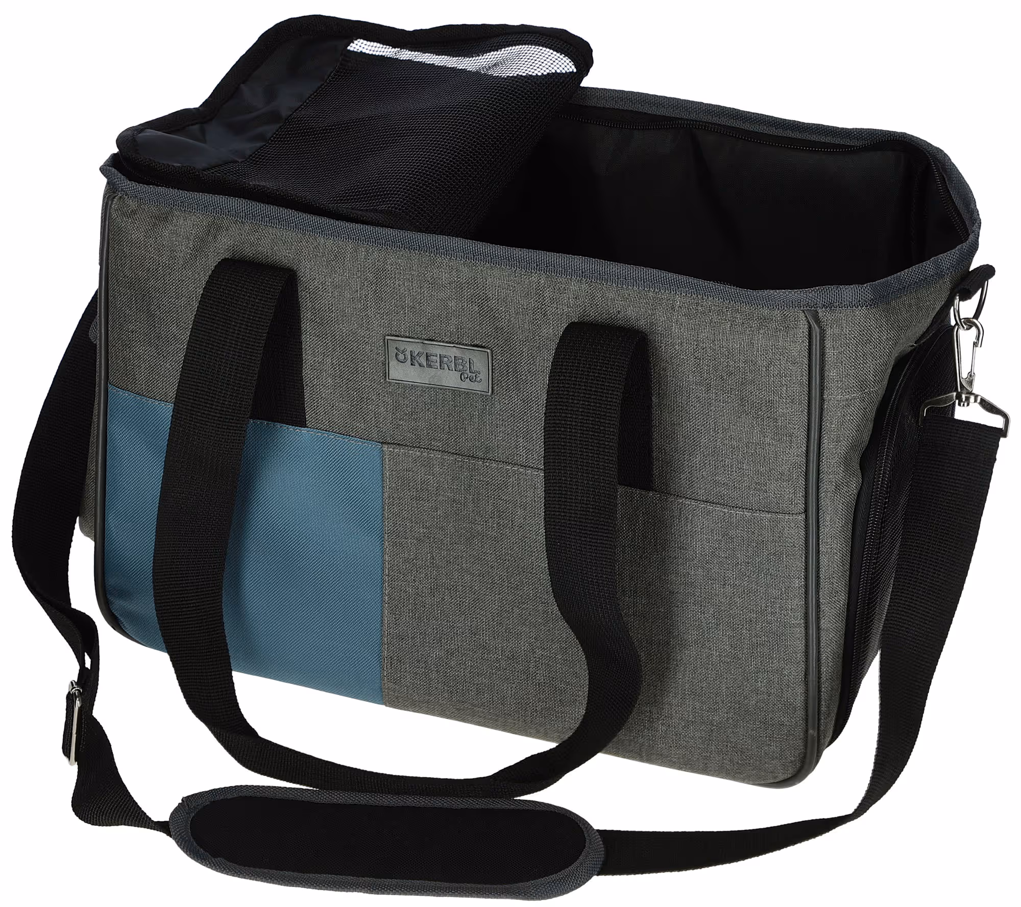 Sac transport Vacation gris/bleu, 44X20X27cm