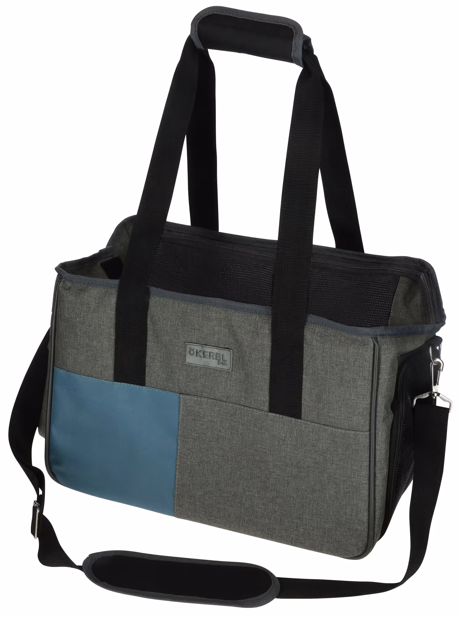 Sac transport Vacation gris/bleu, 44X20X27cm