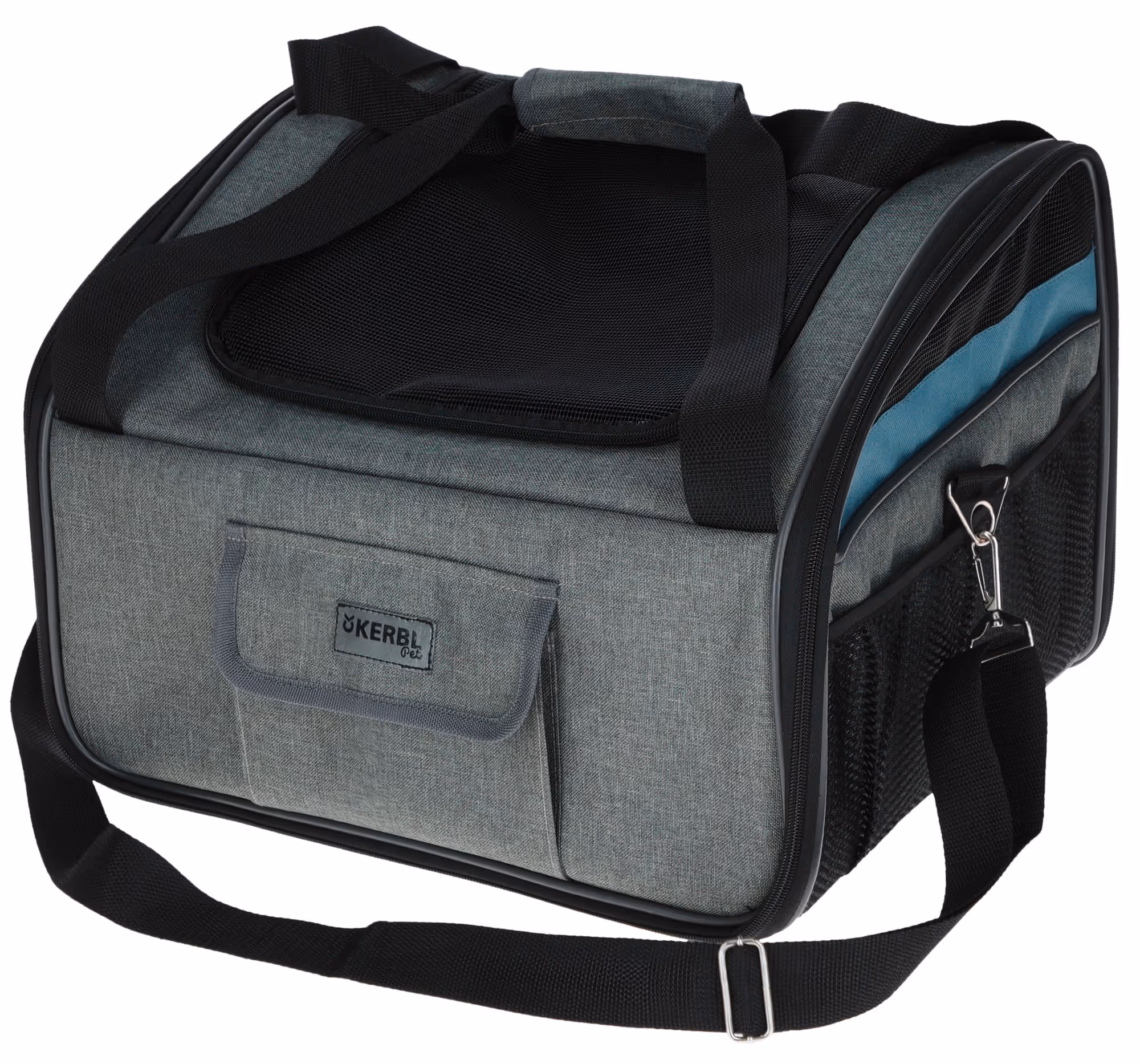Sac voiture Vacation gris/bleu, 44X35X30 cm