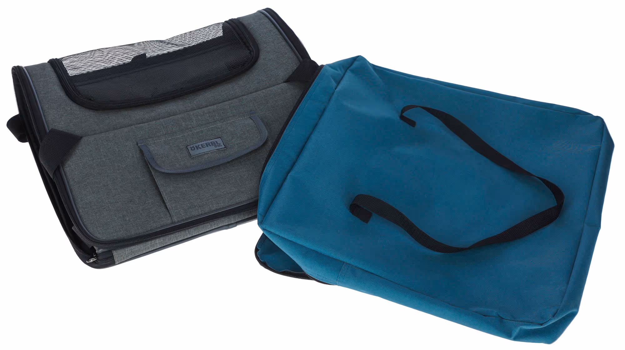 Sac voiture Vacation gris/bleu, 44X35X30 cm