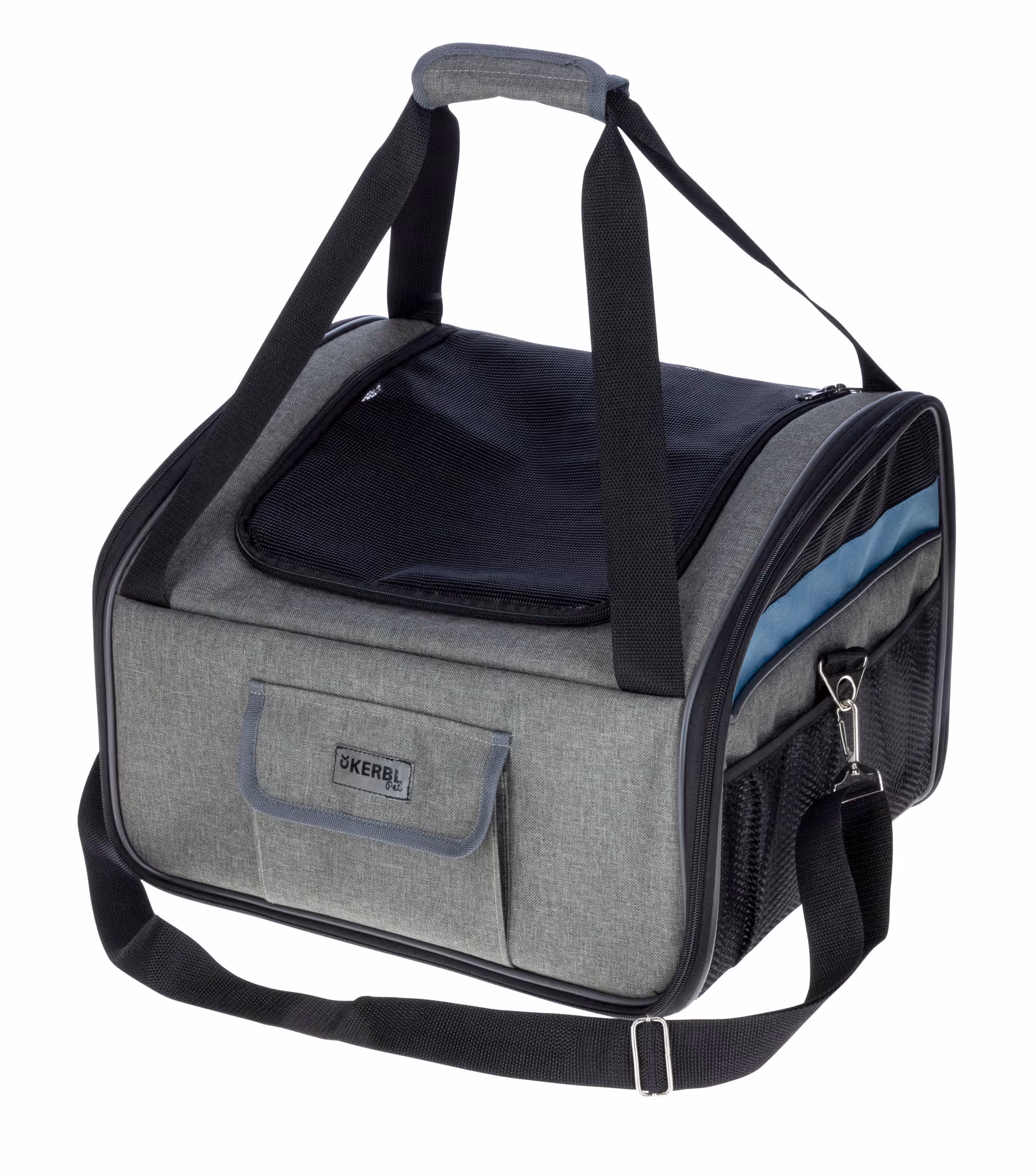 Sac voiture Vacation gris/bleu, 44X35X30 cm