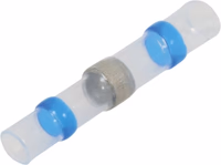 Sachet 10 cosses thermoretractables bleues pour fil 1.5 a 2.5mm²