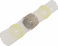 Sachet 10 cosses thermoretractables jaune pour fil 4 a 6mm²