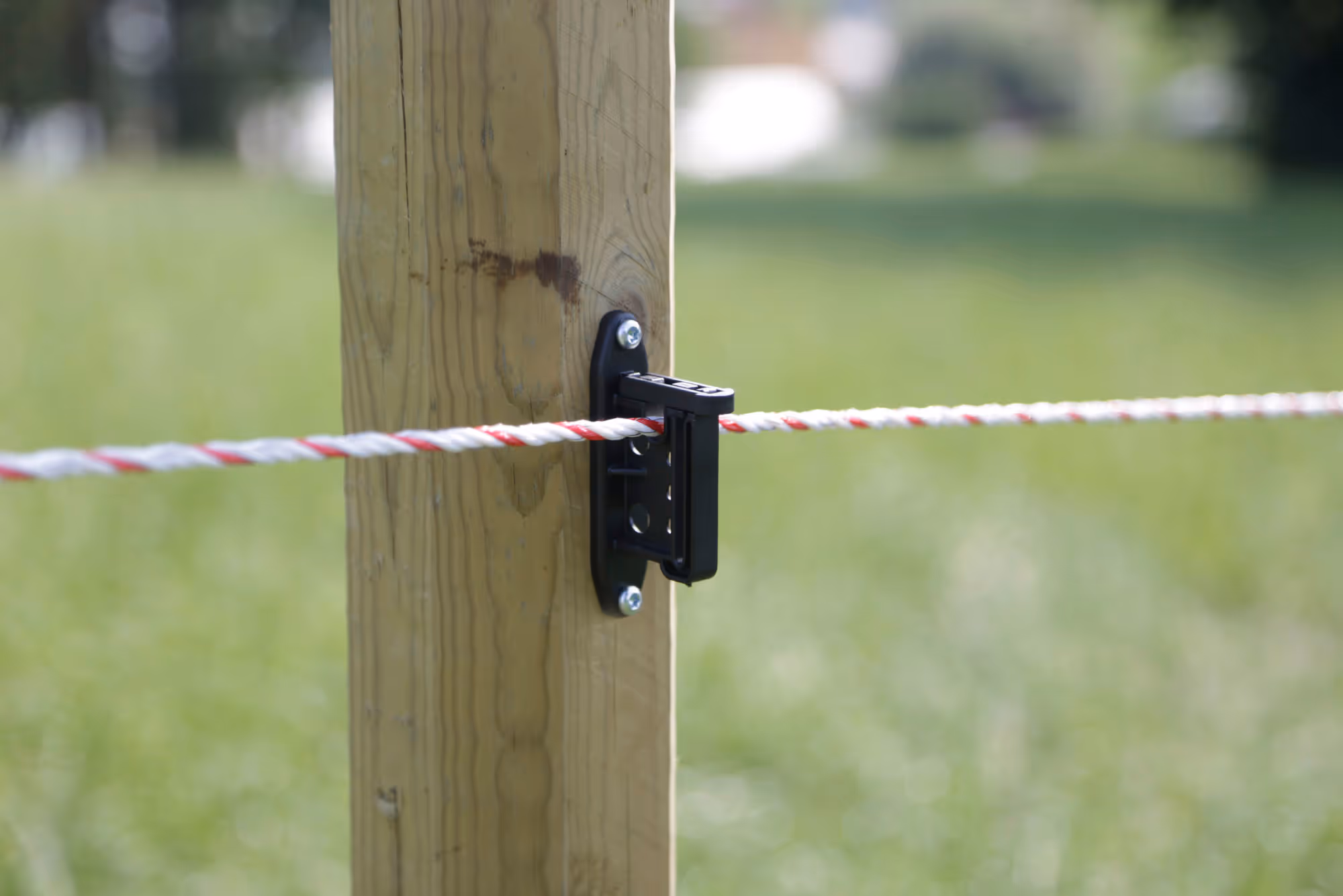 Isolateur clip Easy Tape à visser pour piquet bois