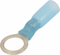 Sachet 50 cosses a oeil thermoretractable bleue pour fil 1.5 a 2.5mm² m8