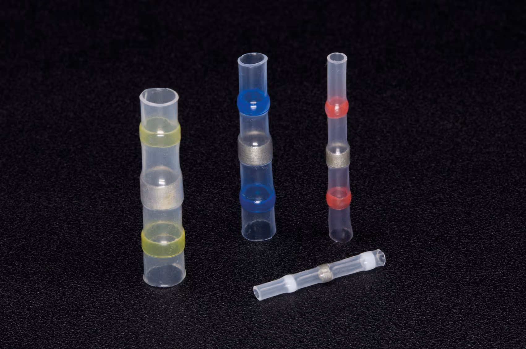 Sachet 50 cosses thermoretractables blanches pour fil 0.25 a 0.5mm²