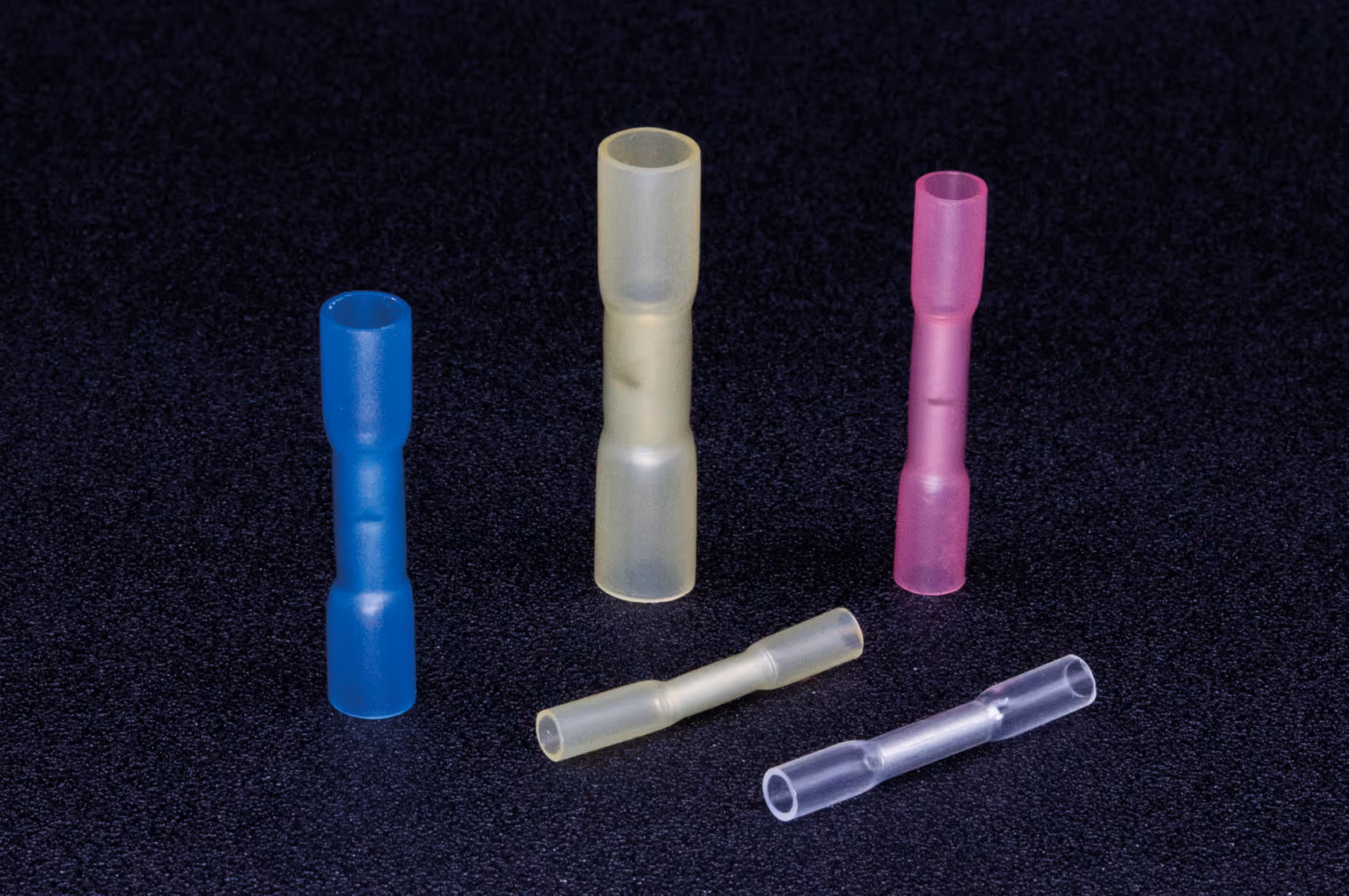 Sachet 50 jonctions thermoretractables rouge pour fil 0.5 a 1.5mm²