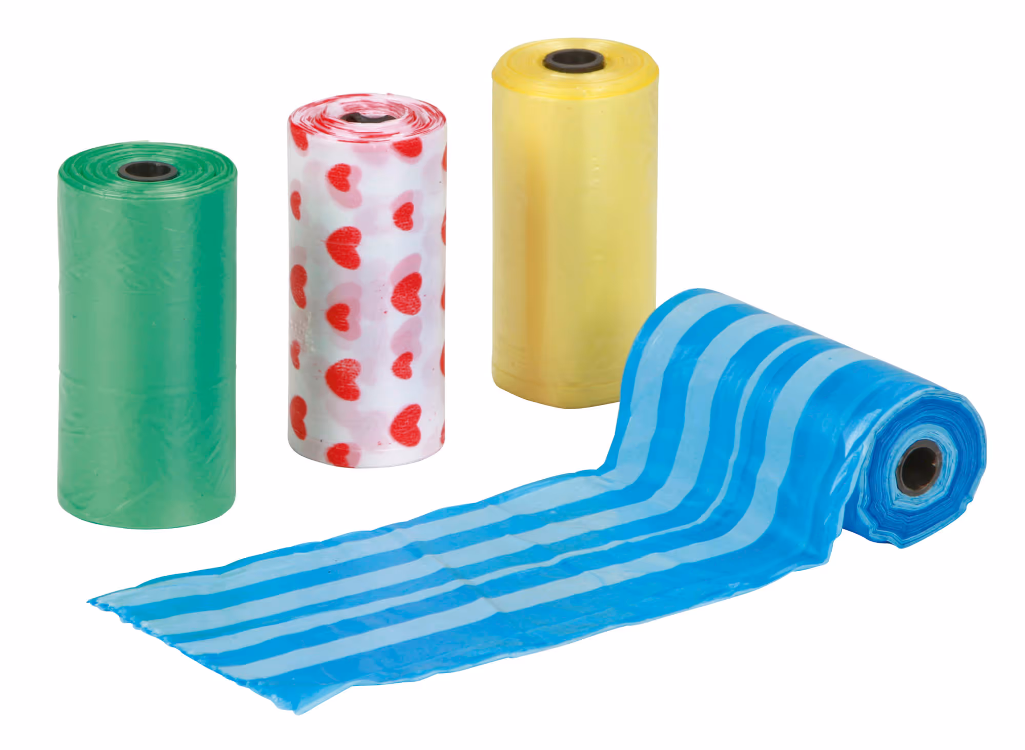 Sachets à déjections canines colorés, 4x20pcs