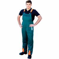 Salopette de forestier avec protection anti-coupures