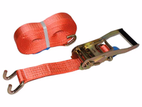 Sangle à cliquet 12M, crochets écartés, 2500 - 5000kg