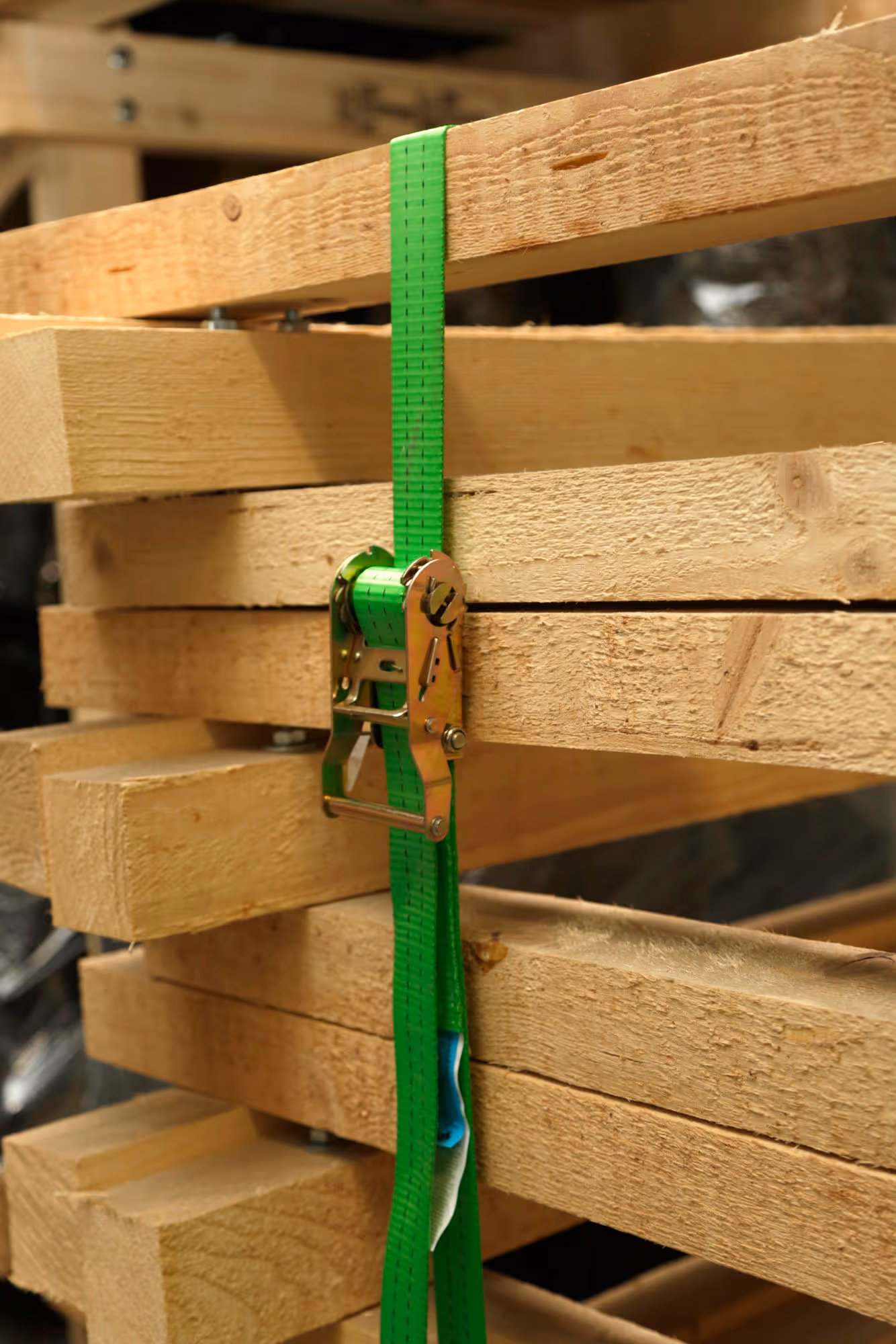 Sangle d'arrimage 35mmX6m, verte